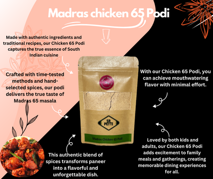 Madras Chicken 65 Podi