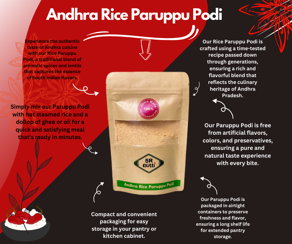 Andhra Rice Paruppu Podi