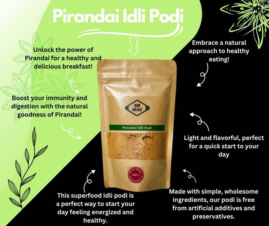 Pirandai idli Podi