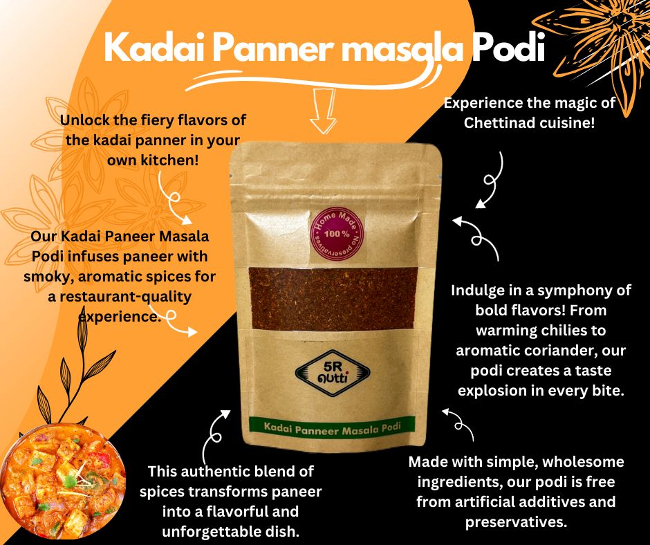 Kadai Panneer Masala Podi