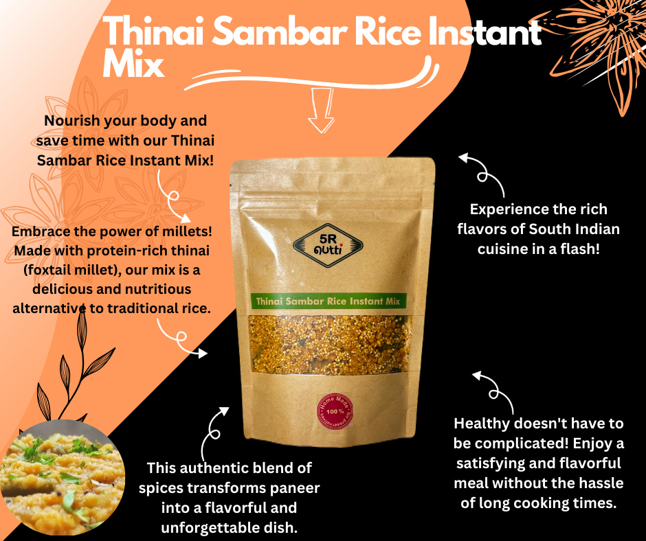 Thinai(Millet) Sambar RIce Instant Mix